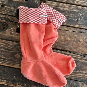 Hunter fleece boot socks sz M